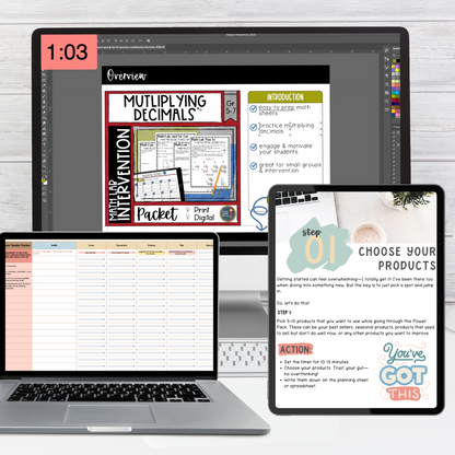 15 Minute Product Listing Updates for TPT Sellers - Step by step guide to help sellers update their TPT store product listings - Covers, Thumbnails, SEO Keywords, Previews, Titles, Descriptions
