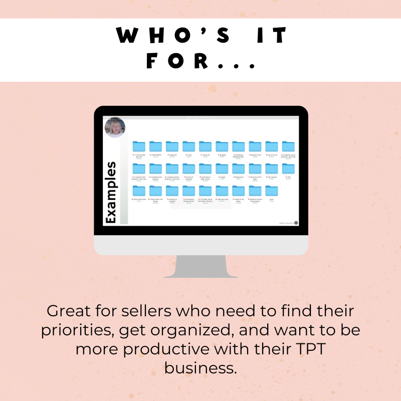 Mastering Priorities, Organization, & Productivity for TPT Success - Video Webinar for TpT Sellers - Great for sellers who need to ind their priorities, get more organized, and want to be more productive with their TPT business
