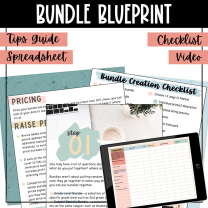 Bundle Blueprint Power Pack - Easy How to Guide and Videos to Create TPT Bundles