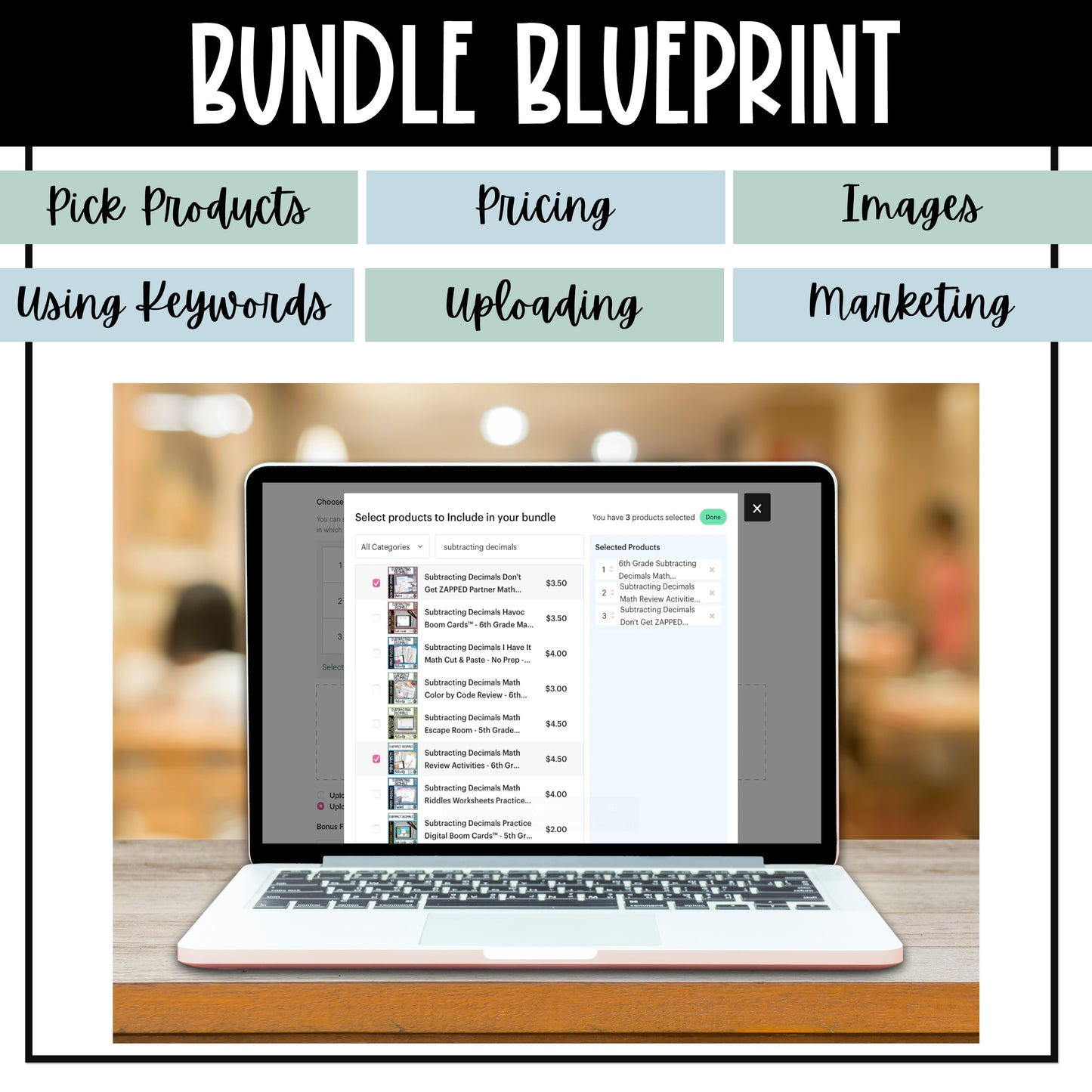 Bundle Blueprint Power Pack - Easy How to Guide and Videos to Create TPT Bundles