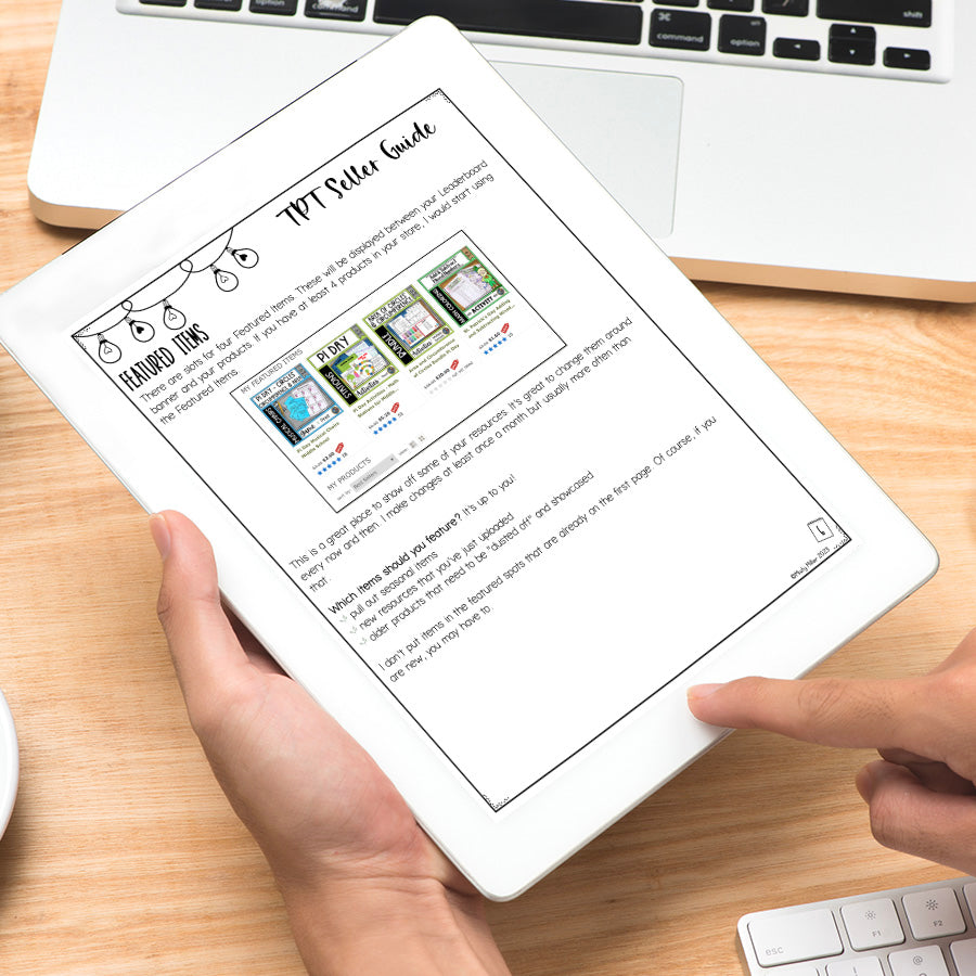 TPT Seller Guide New Seller Store Tips - Banner, Categories, Logo, Sales, & More