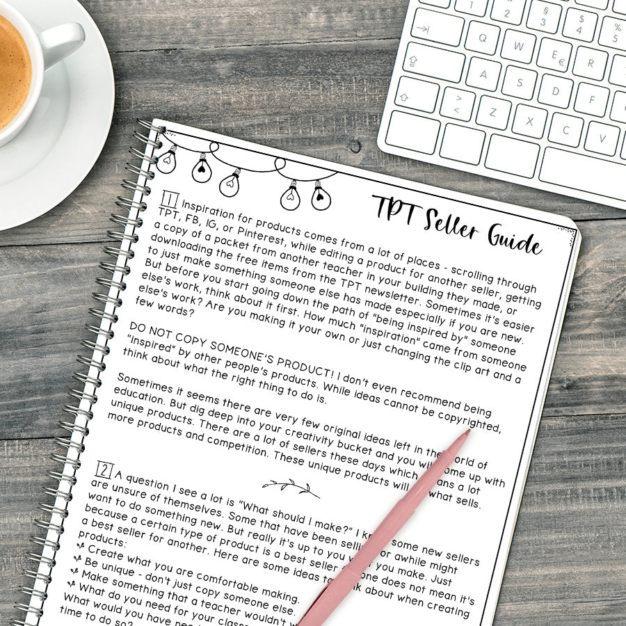 TPT Seller Guide - Top Tips for Creating TPT Products - Teachers Pay Teachers