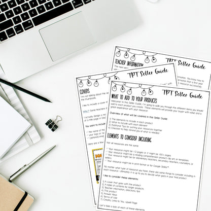 TPT Seller Guide - What to Add to Your TPT Products - Teachers Pay Teachers